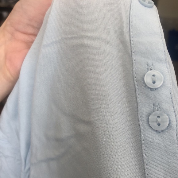 ModCloth light blue button up - Picture 8 of 8